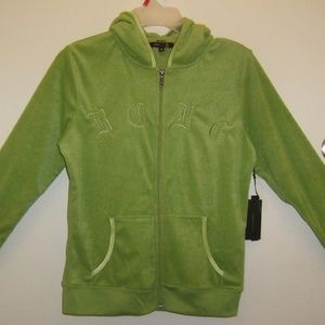 Vintage Soft Fashion Terrycloth Hoodie Jacket